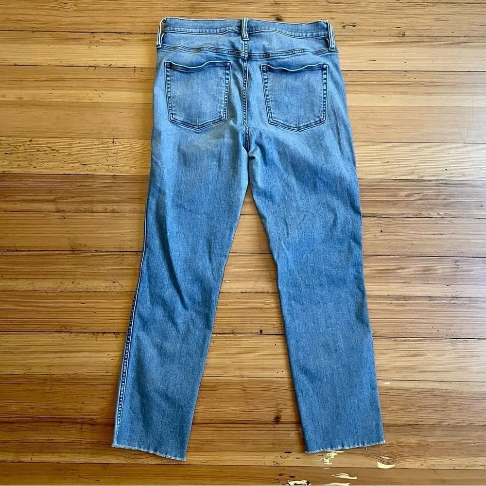 J. Crew vintage straight button front jeans. Size 30.